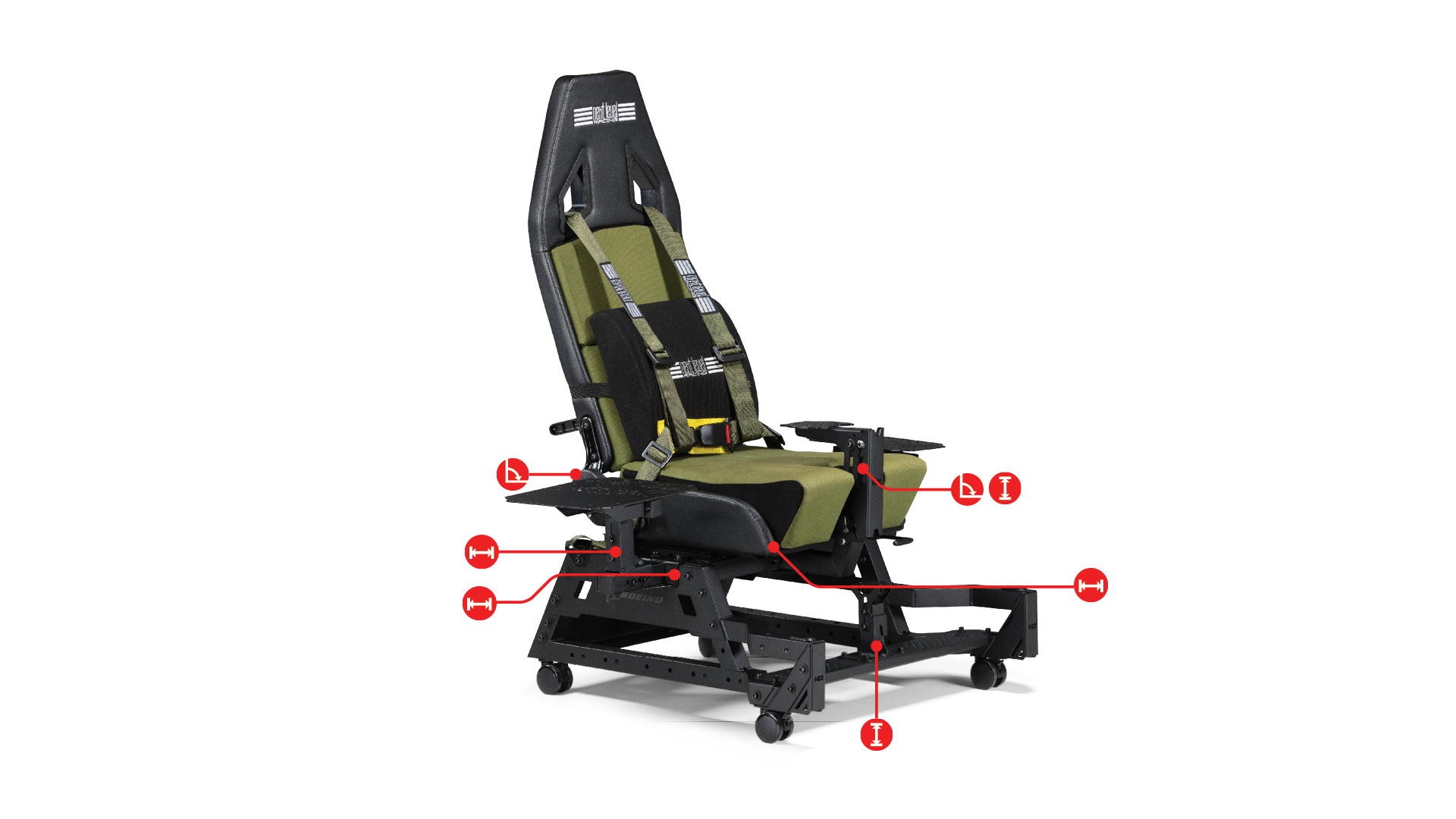 Flight Seat Pro Boeing Adjustability 1920x1080